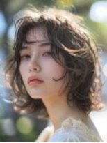 セシルビー 溝の口(SECILB) 透け感大人ボブグレージュ