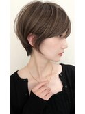 ハイライトバレイヤージュダブルカラーショートカット30代40代
