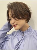 大人ショート/イルミナカラー/髪質改善