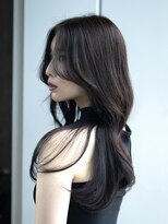 エインアンリー 明治神宮前(AIN.ANLY.)&nbsp;★黒髪クラゲヘアーオリーブグレー小顔ココアベージュ韓国ヘア