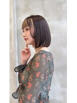 ロンド ストラーダ 心斎橋(Lond strada)&nbsp;レイヤーボブ×ハイトーン[心斎橋/髪質改善]