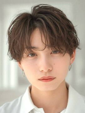 オーシャントーキョー サニー 原宿(OCEAN TOKYO Sunny) シャドウパーマニュアンスパーマセンターパート韓国マッシュ