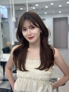 アマトウキョウ アユンチェ(AMA TOKYO×AYUNCHE) 韓国スタイル/ナチュラルくびれへア_くびれ巻き_レイヤーカット