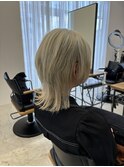 20代30代40代50代◎大人可愛いブロンドカラーのウルフレイヤー