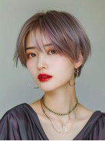 シキサロン 仙台(siki.salon)&nbsp;仙台/髪質改善/ハイトーンカラー×大人マッシュ小顔金髪ボブc