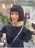 *オン眉×切りっぱなしボブ*