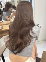 ハピネス 梅田茶屋町店(HAPPINESS)&nbsp;韓国ヘア/レイヤーカット/髪質改善/顔周りカット/ベージュ