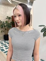 ノエ(noe) ミディアムヘア/デザインカラー/フェイスフレーミング/栄h161