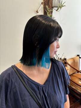 シズク(sizuk) インナーカラー＊ブルー