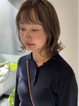 ハル 南平岸(HARU) オリーブベージュとナチュラルハイライト♪/@_naokokikuchi