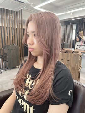 ルート バイ パルタージュ 大宮駅東口店(Root by PaRtage) ミディアムレイヤー/オレンジベージュ/大宮