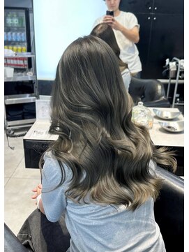 フィーネ 吉祥寺(Fi -Ne) 艶髪オリーブグレージュ/韓国レイヤー/髪質改善/プルエク