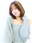 20代30代40代50代ミディアムレイヤーカット/デザインカラー