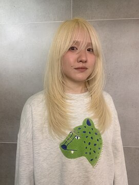 ザ ドット(THE DOT) ナチュラルレイヤーカット×抜きっぱなしブリーチ