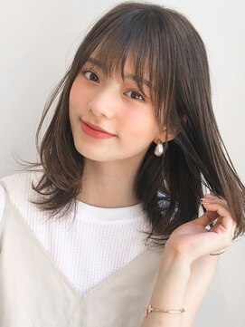 リヤン 表参道(lyann) 外ハネボブクールショートワンカール薄めバング結べるボブ