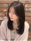 愛されワンカールレイヤーミディアムルーズウェーブゆるふわ巻き