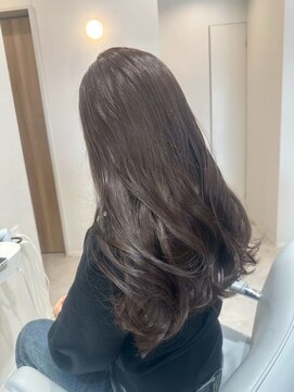 ベル サウス(BHEL south) 津市ロングレイヤーカットハッシュカット透明感カラー重めロング