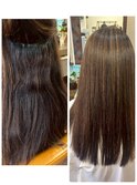 髪質改善メテオストレート＆ヘアカラー