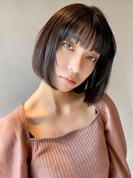 フリップビーアヴェダ(FLIP B AVEDA) 【本八幡FLIP B AVEDA】黒髪がキレイ。抜け感&小顔ボブ