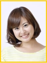 ヘアー リラックス 風香(HAIR RELAX) 少し明るめの白髪染め・アゴくらいのボブ・毛先に内巻きパーマ