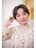 エムスラッシュ アヴェダ 自由が丘(M.SLASH AVEDA)&nbsp;M.SLASH/大人可愛い/ひし形/ショートボブ/ハイライト