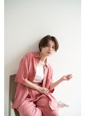 大人の女性になれるエッジショートボブ