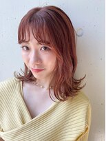 シロ(SiLO)&nbsp;〈medium〉外ハネ○コーラルオレンジ