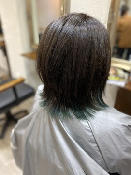 バトヘアー 渋谷本店(bat hair) 外ハネインナーカラー