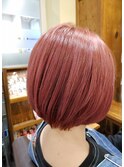 ミニボブ×オリエンタルピンク×コンパクトショート20代