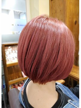 クレドガーデン 浦和店(CRED GARDEN) ミニボブ×オリエンタルピンク×コンパクトショート20代