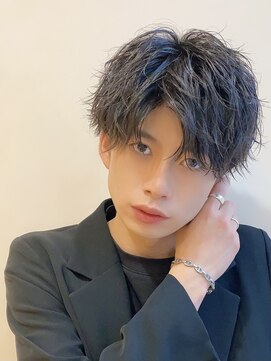 バイフィフス 原宿/表参道(by fifth) 波巻きツイストスパイラルパーマツーブロック刈り上げ