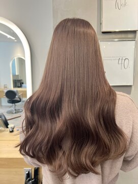 ジーナ 流山おおたかの森(Zina) デザインカラーくびれヘア似合わせカット