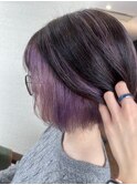 パープルインナーカラー