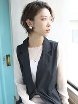 バース(BIRTH)&nbsp;天神【BIRTH】大人かわいい前髪長めのウェーブショート　6