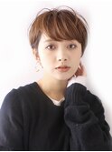 マッシュショート／アッシュベージュ／表参道／30代40代50代