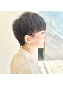 ベリーショート/アッシュベージュ/表参道/30代40代50代