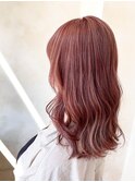 大人可愛いシアーピンク