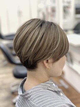 ギャラクシー ヘアードレッサーズ(galaxy hairdressers) ハイライト×ホワイトベージュ