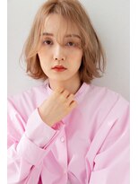 フェリア 梅田(FERIA)&nbsp;【梅田　茶屋町】レイヤーボブ×イメチェン×シアベージュ