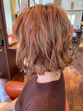 ジョージ 三津浜店 コテ巻きスタイル