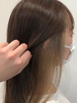 エタン 北千住(ethane) インナーカラー/ベージュ