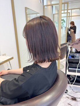 アルカディア(Arcadia) 【サトウのボブ】切りっぱなしボブ/ショコラブラウン