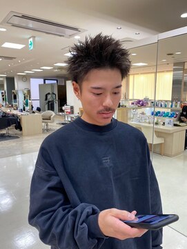 ケンジ 平塚ラスカ店(KENJE) スパイキーショート/メンズカット/メンズショート/湘南/平塚
