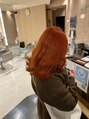 ヘアーアンドメイク ブロッサム 志木南口店(HAIR&MAKE Blossom)&nbsp;ダブルカラー(^^)暖色系はブリーチ1回でできます！