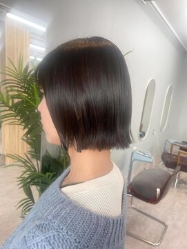 プラム(plum.) ぱっつんボブ/切りっぱなしボブ/plum./相模大野