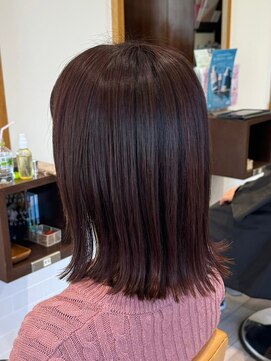 クラップス オル 金沢八景(CLAPS Ore) ピンクベージュ丸みショートボブマッシュショートくびれショート