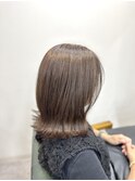 光発色イルミナカラーで大人可愛いアイスショコラ外ハネロブ