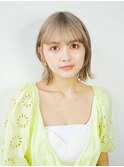 外ハネ×ボブ