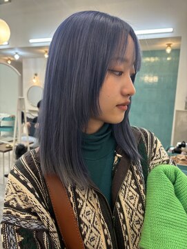 ロミー 本厚木(ROMMY.) ブルーパープルカラー/ブルーラベンダー/色落ちも可愛い