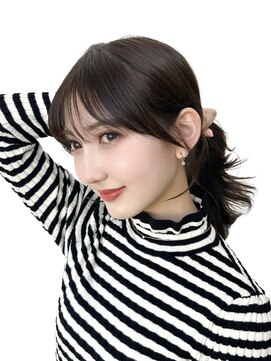 アマトウキョウ アユンチェ(AMA TOKYO×AYUNCHE) 韓国ヘア　2wayバング  レイヤーカット くびれヘア  顔周り/